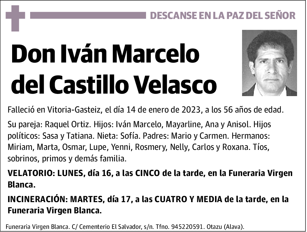 Iván Marcelo del Castillo Velasco