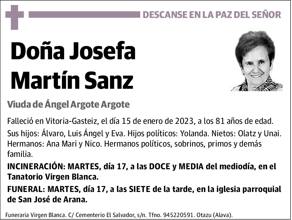 Josefa Martín Sanz