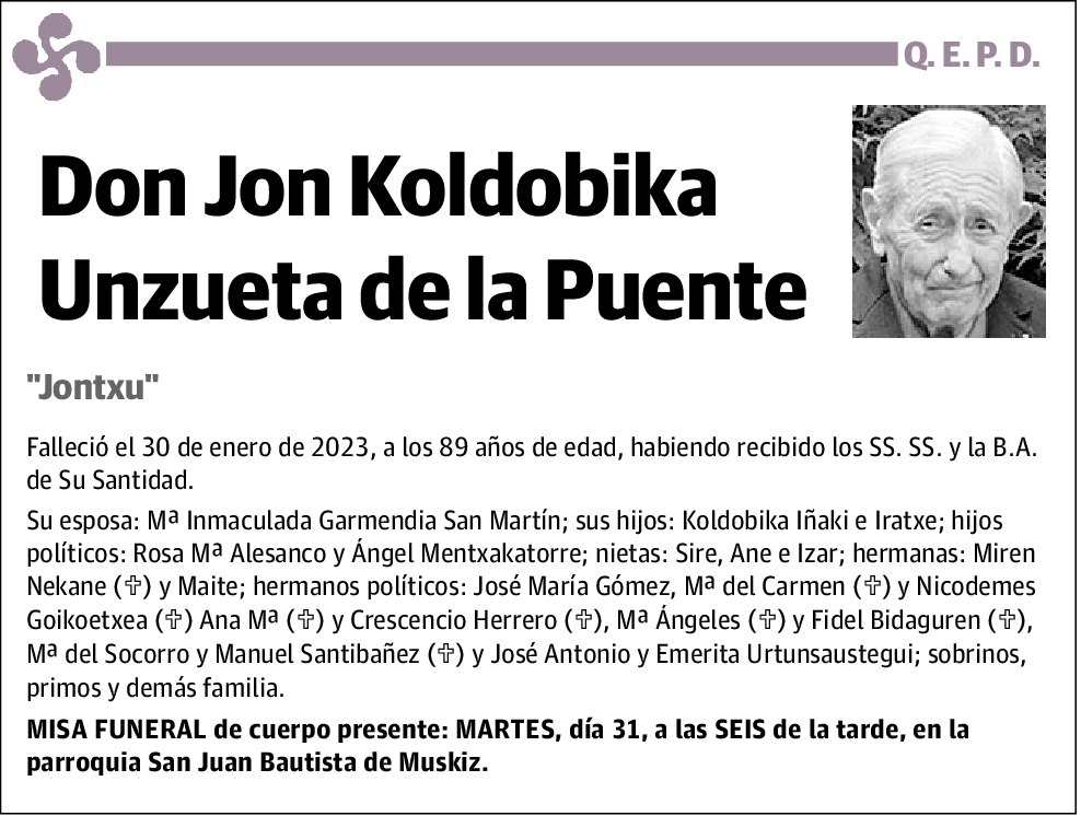 Jon Koldobika Unzueta de la Puente