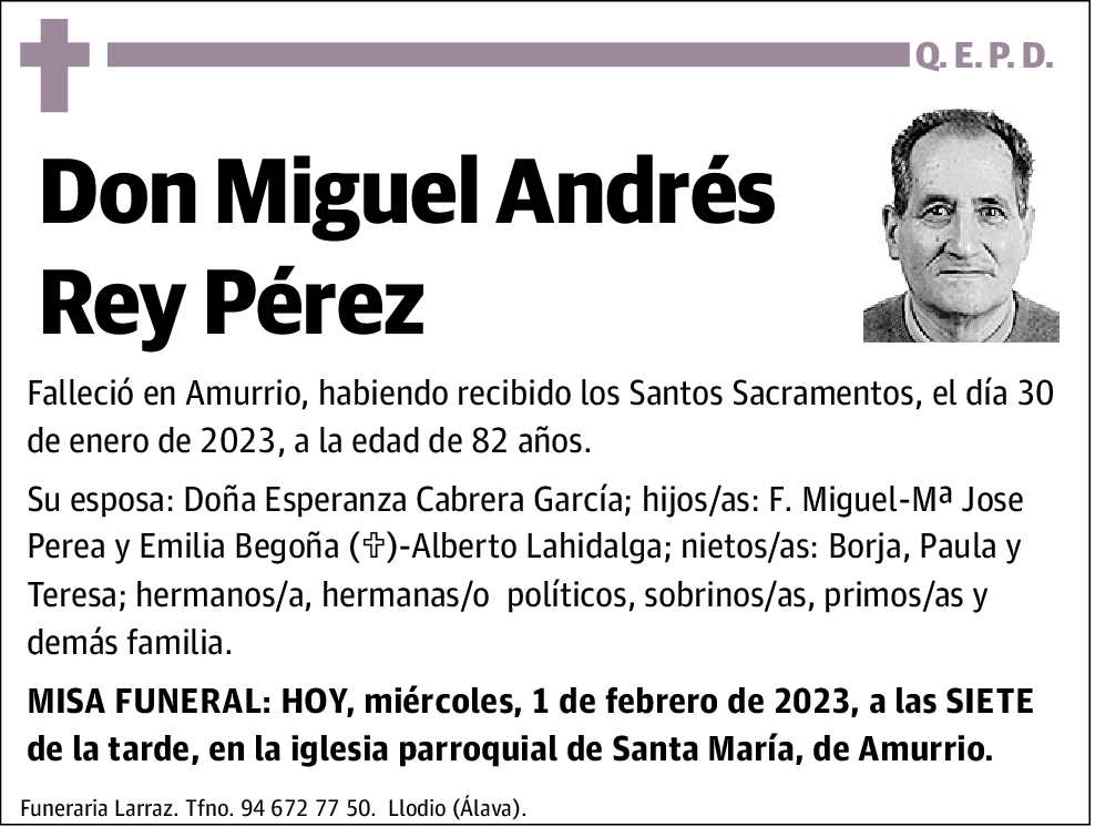 Miguel Andrés Rey Pérez