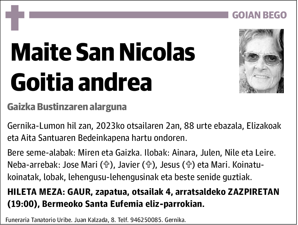 Maite San Nicolas Goitia