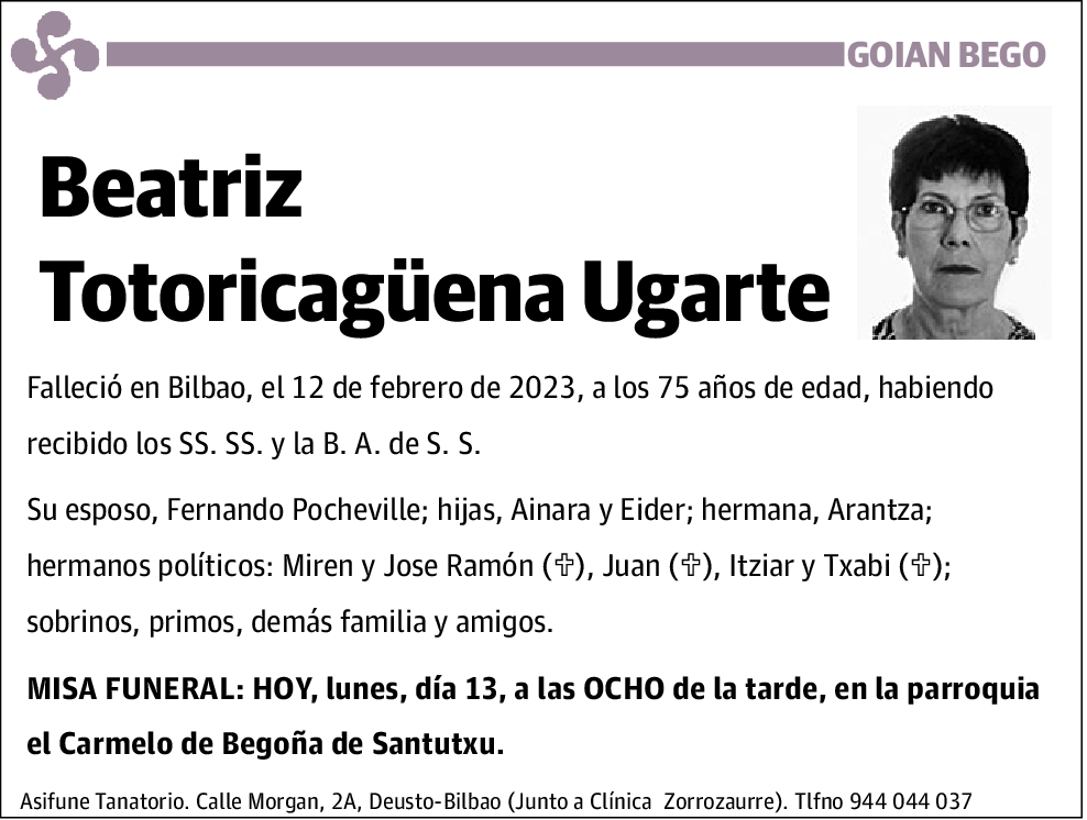 Beatriz Totoricagüena Ugarte