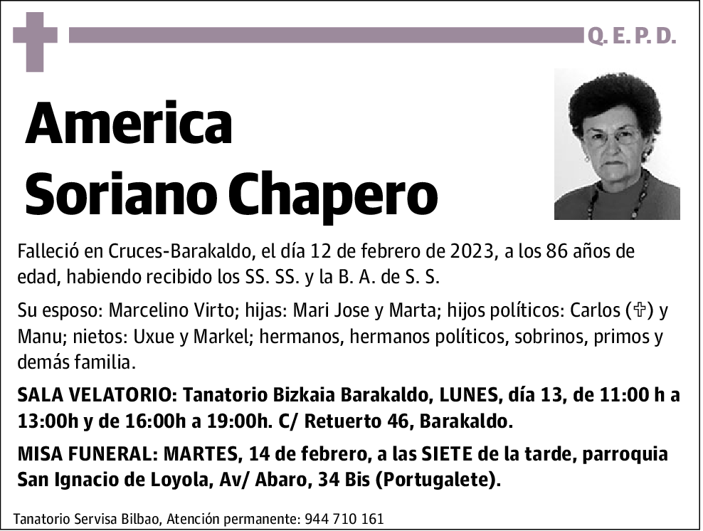 America Soriano Chapero