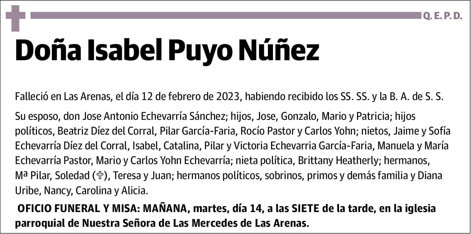 Isabel Puyo Núñez