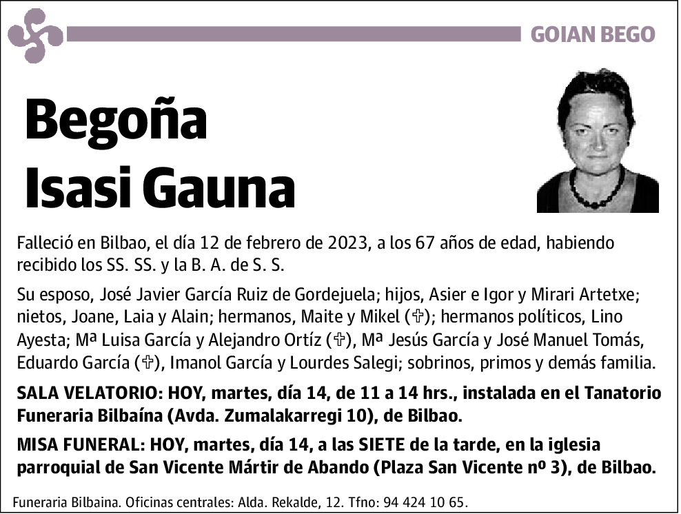 Begoña Isasi Gauna