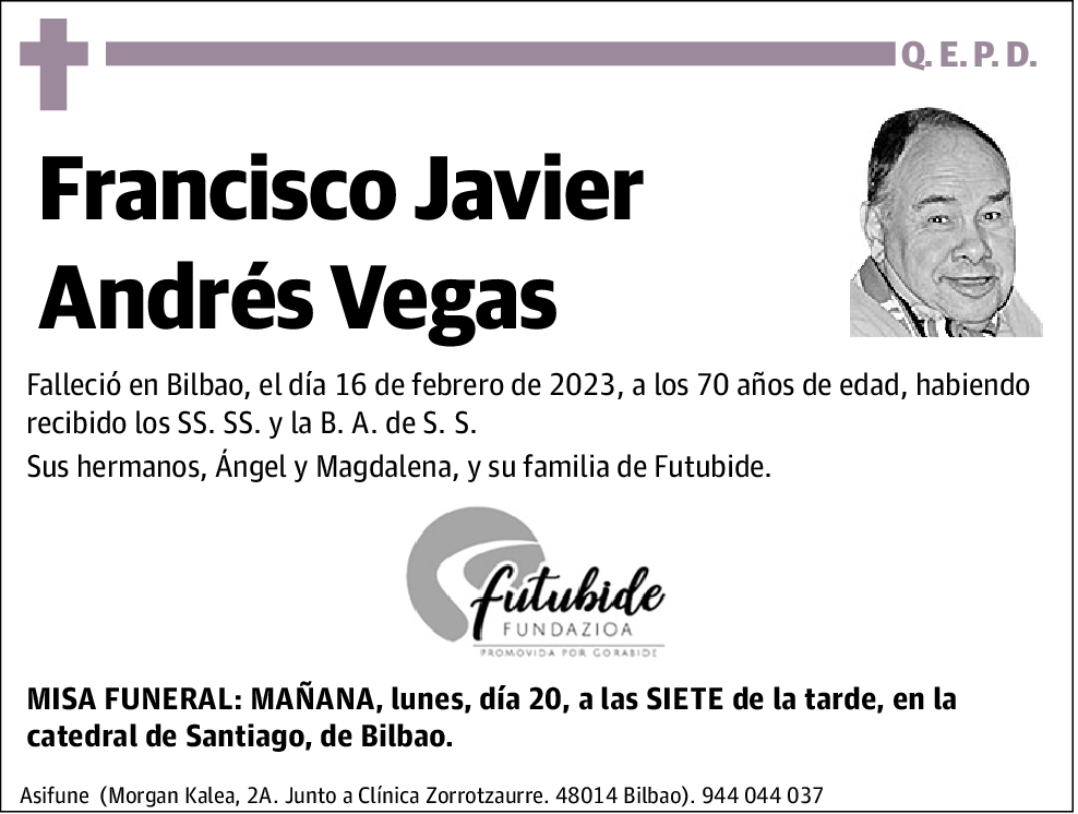 Francisco Javier Andrés Vegas
