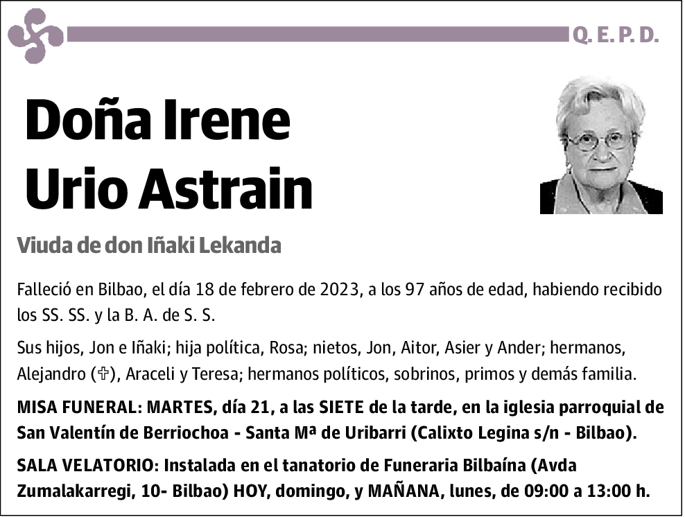 Irene Urio Astrain