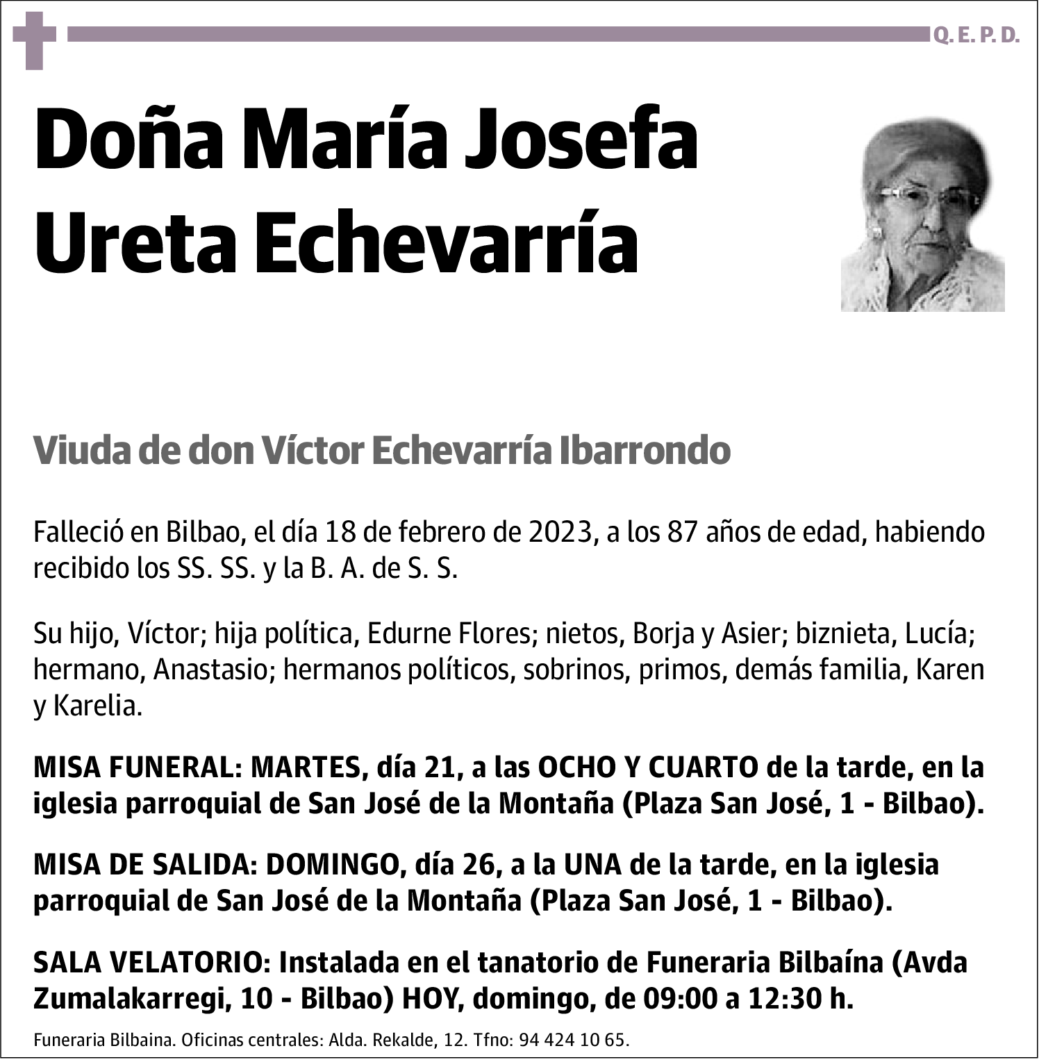 María Josefa Ureta Echevarría