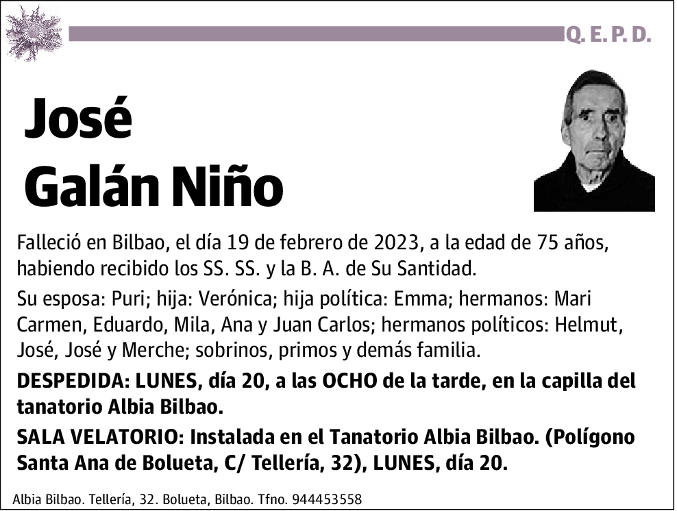 José Galán Niño