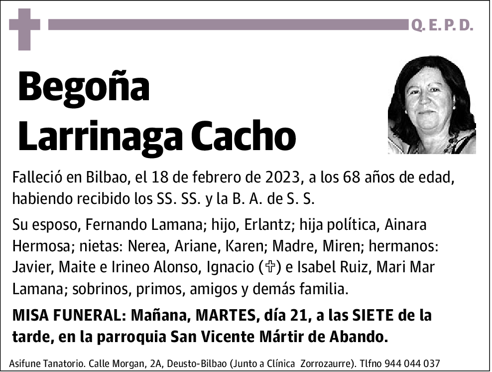 Begoña Larrinaga Cacho