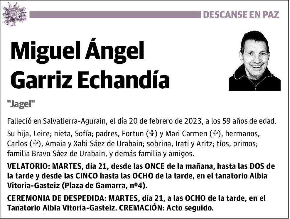 Miguel Ángel Garriz Echandía