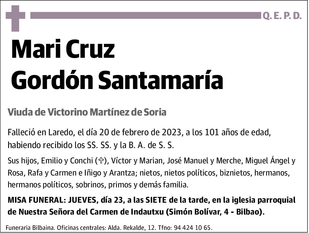 Mari Cruz Gordón Santamaría