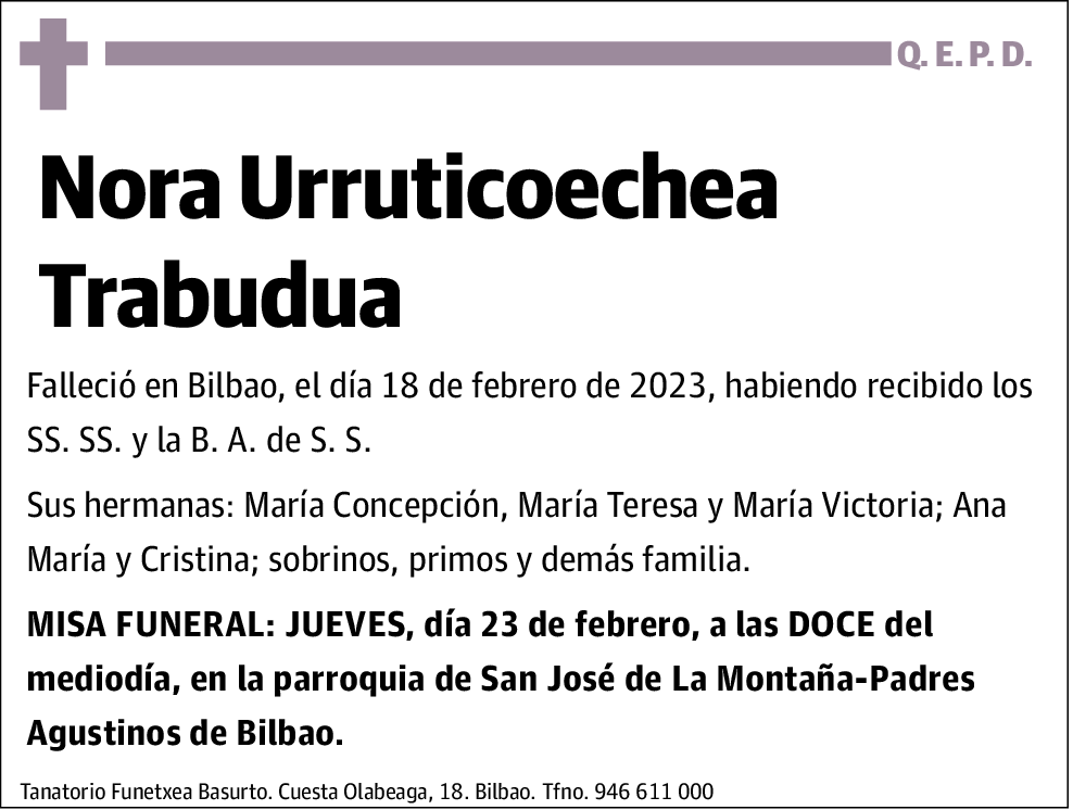 Nora Urruticoechea Trabudua