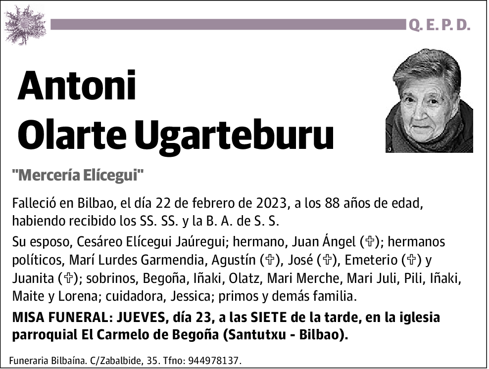 Antoni Olarte Ugarteburu