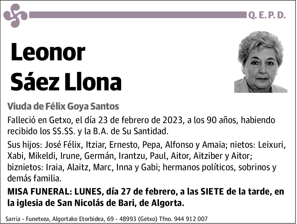 Leonor Sáez Llona