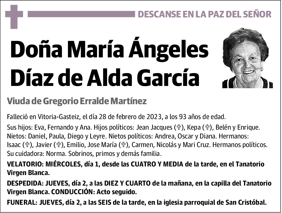 María Ángeles Díaz de Alda García