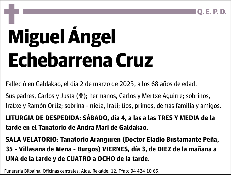 Miguel Ángel Echebarrena Cruz