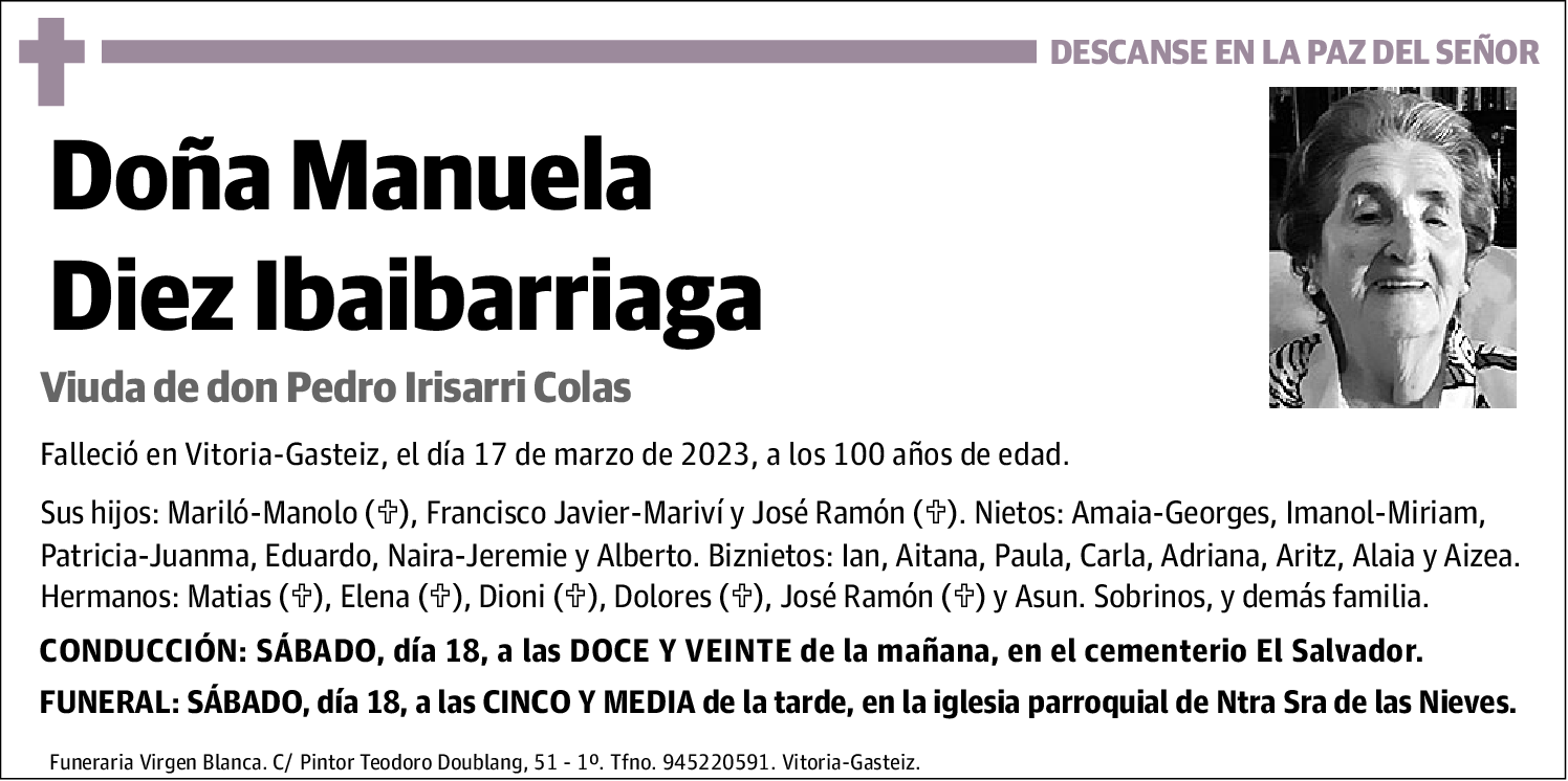 Manuela Diez Ibaibarriaga