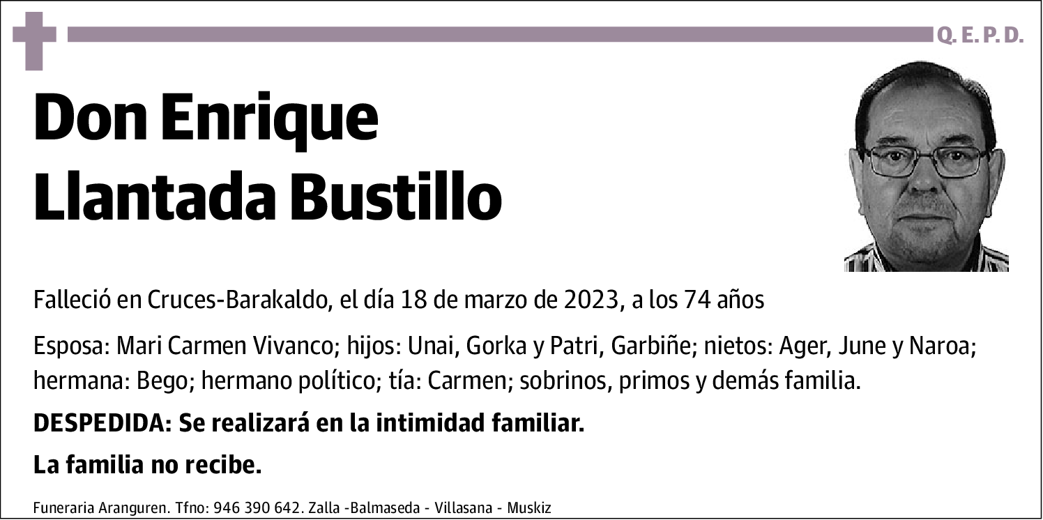 Enrique Llantada Bustillo