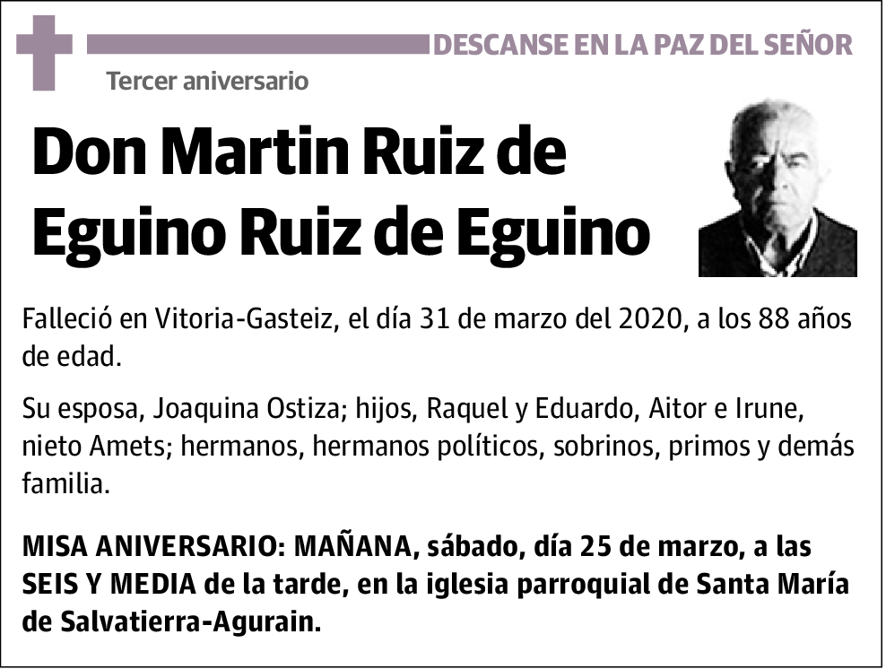 Martin Ruiz de Eguino Ruiz De Eguino