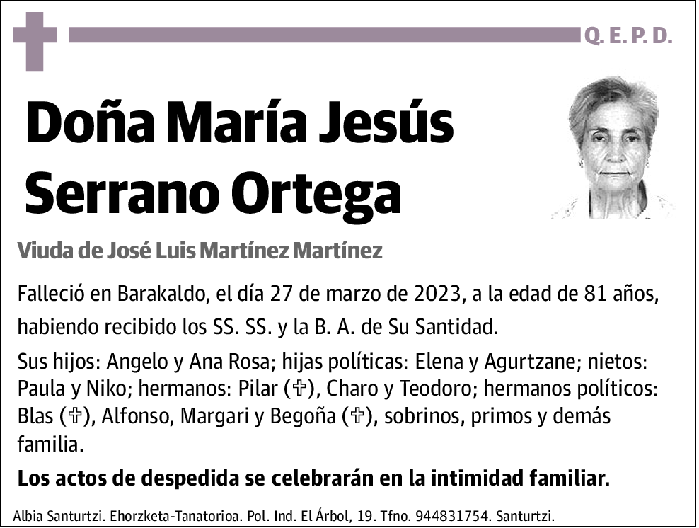 María Jesús Serrano Ortega