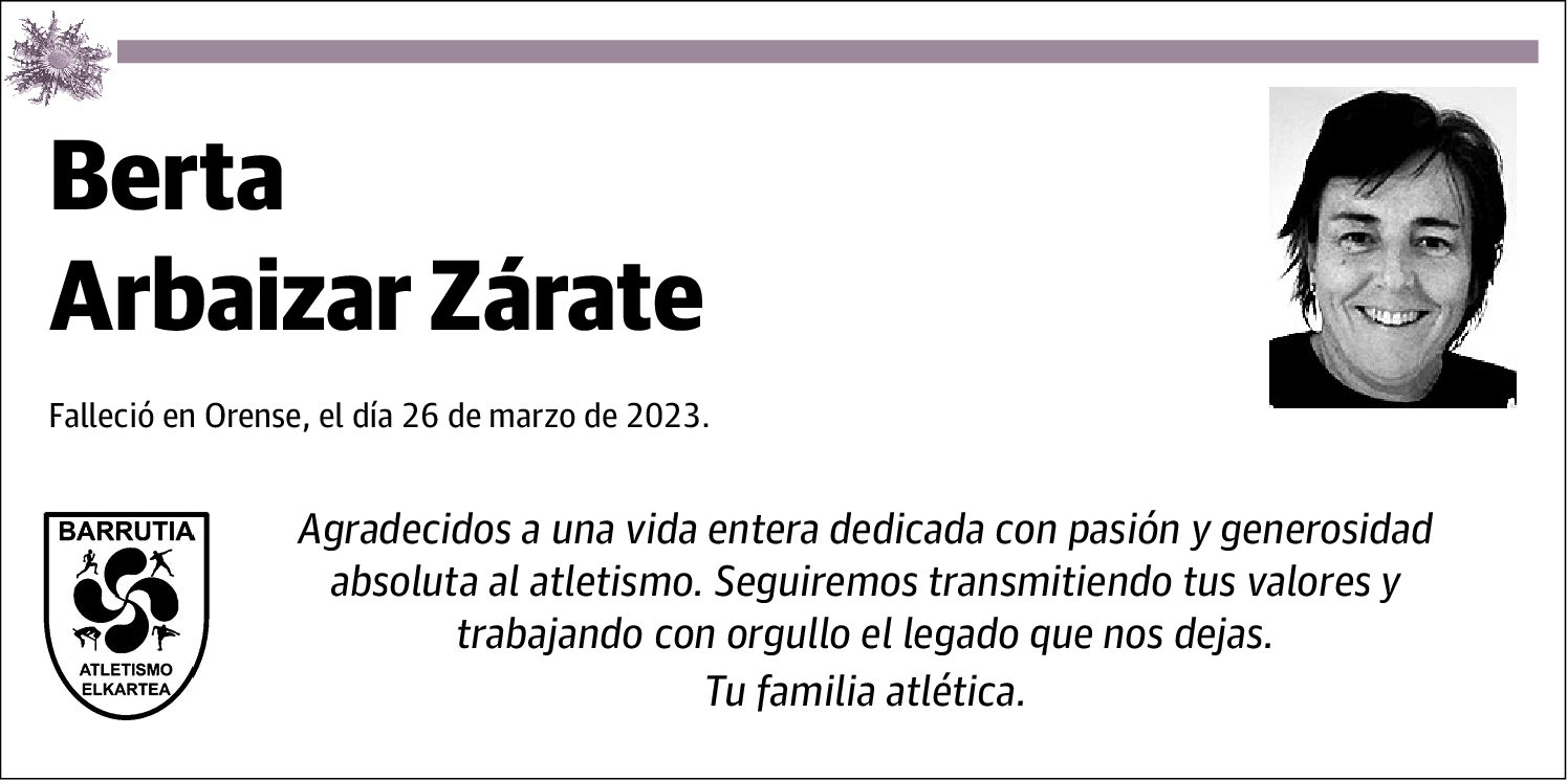 Berta Arbaizar Zárate