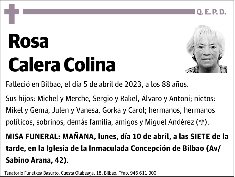 Rosa Calera Colina
