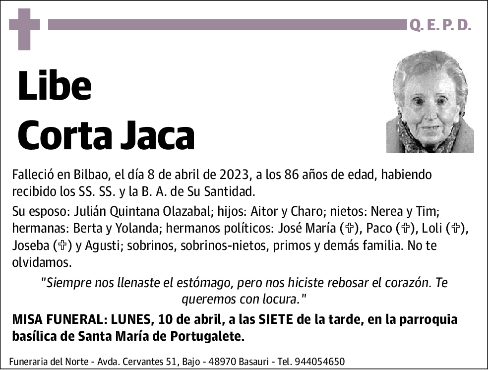 Libe Corta Jaca
