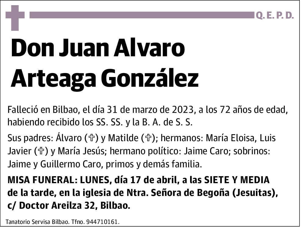 Juan Alvaro Arteaga González