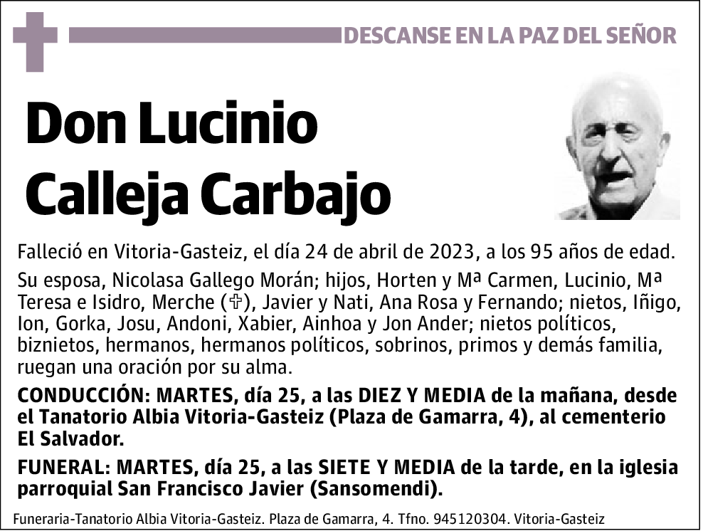 Lucinio Calleja Carbajo