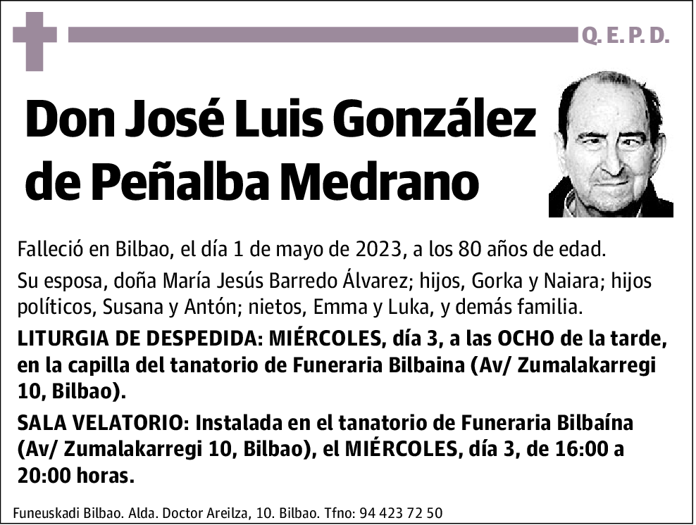 José Luis González de Peñalba Medrano