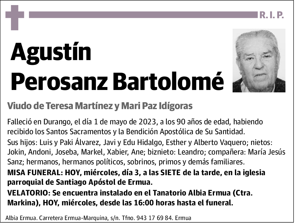 Agustín Perosanz Bartolomé