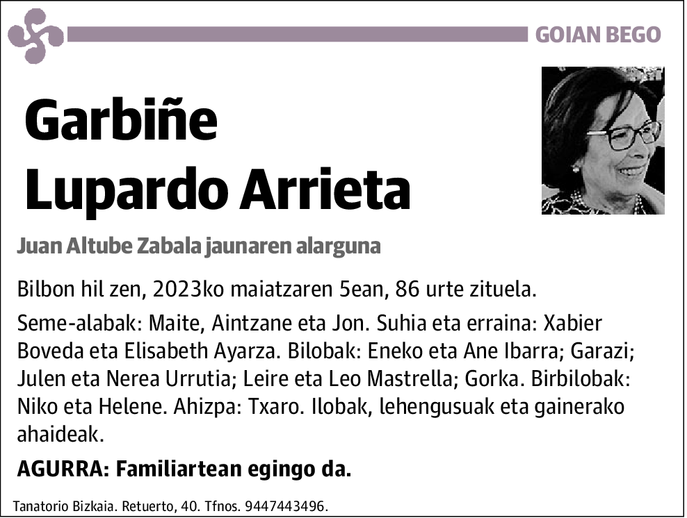 Garbiñe Lupardo Arrieta
