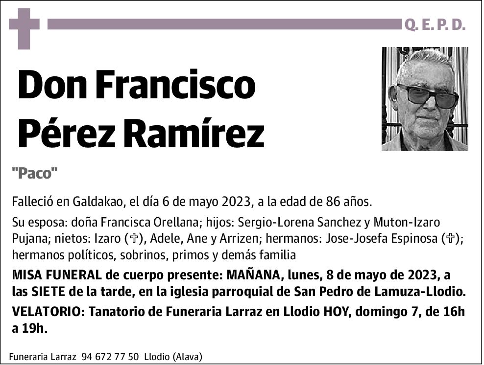Francisco Pérez Ramírez