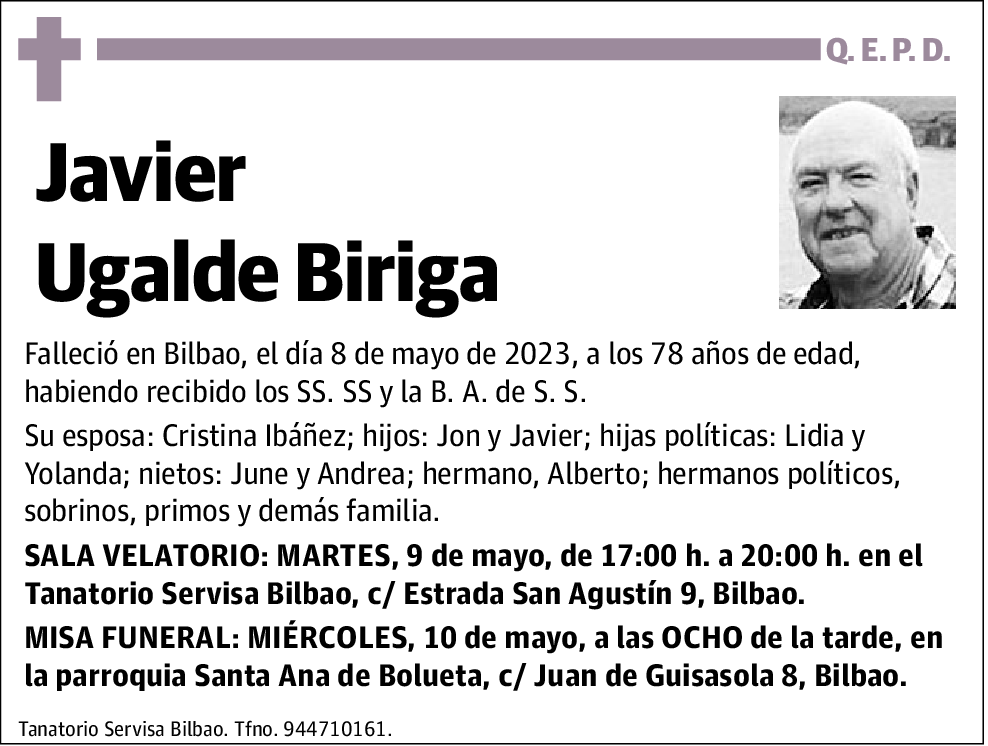 Javier Ugalde Biriga