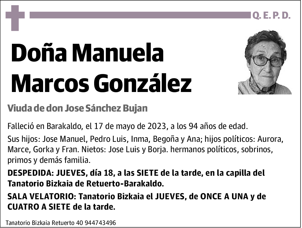 Manuela Marcos González