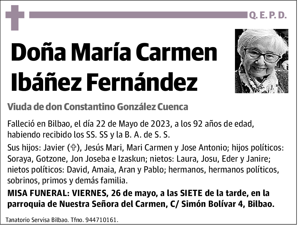 María Carmen Ibáñez Fernández