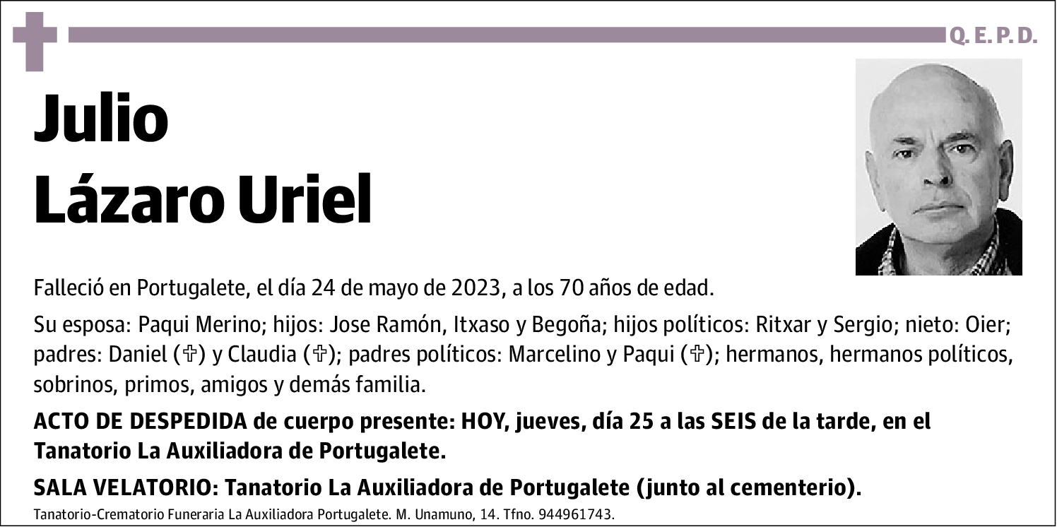 Julio Lázaro Uriel