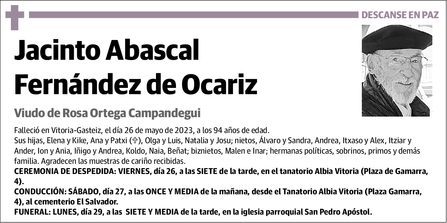 Jacinto Abascal Fernández de Ocariz
