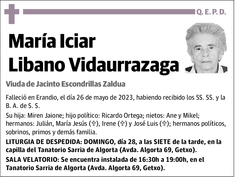 María Iciar Libano Vidaurrazaga