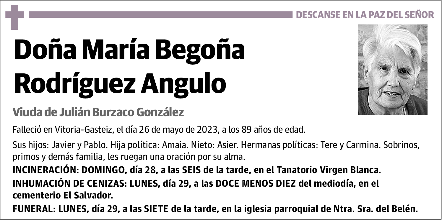 María Begoña Rodríguez Angulo