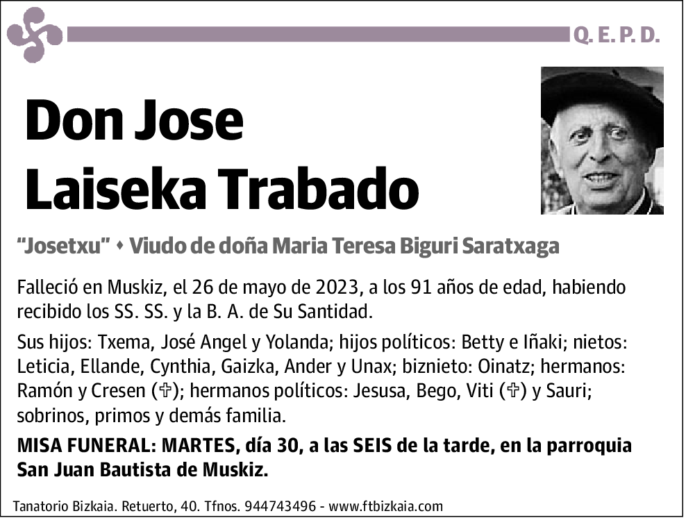 Jose Laiseka Trabado