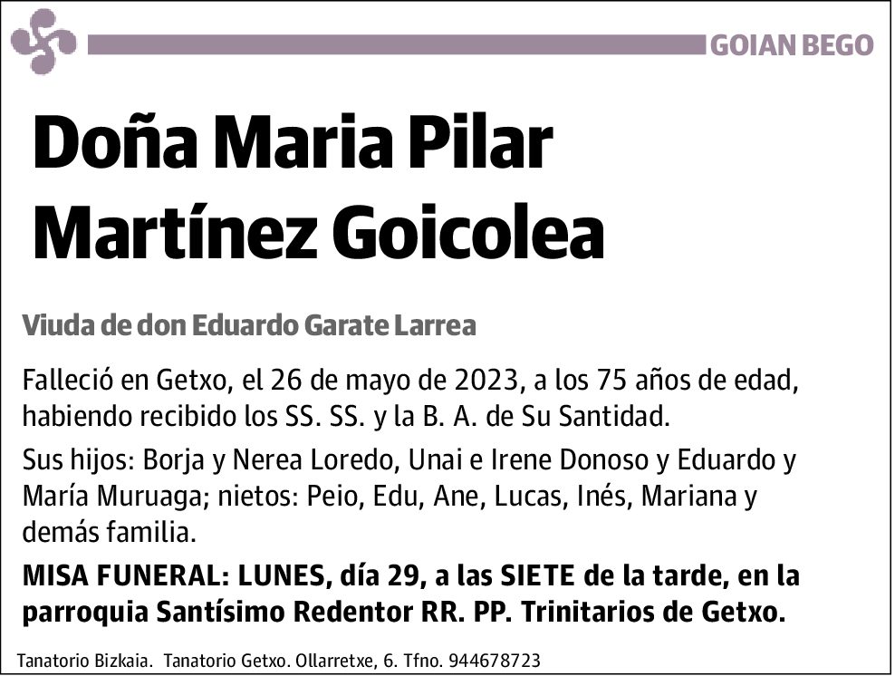 Maria Pilar Martínez Goicolea