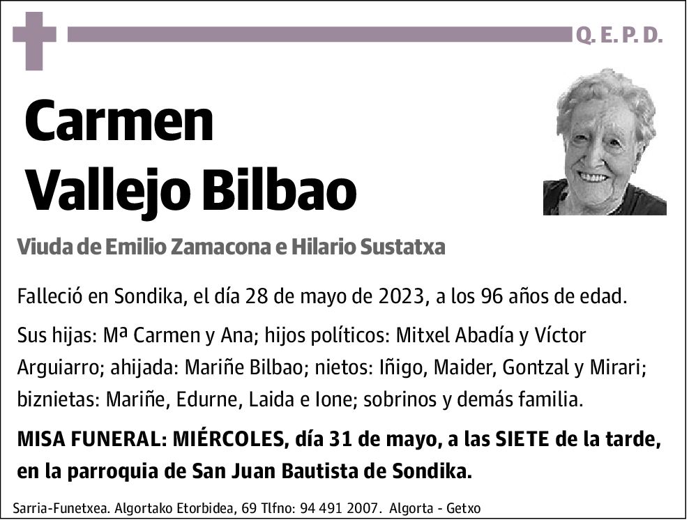 Carmen Vallejo Bilbao