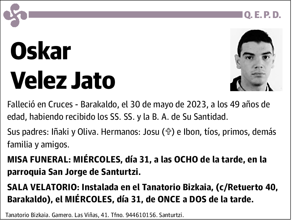 Oskar Velez Jato
