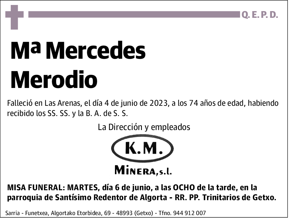 Mª Mercedes Merodio Romero