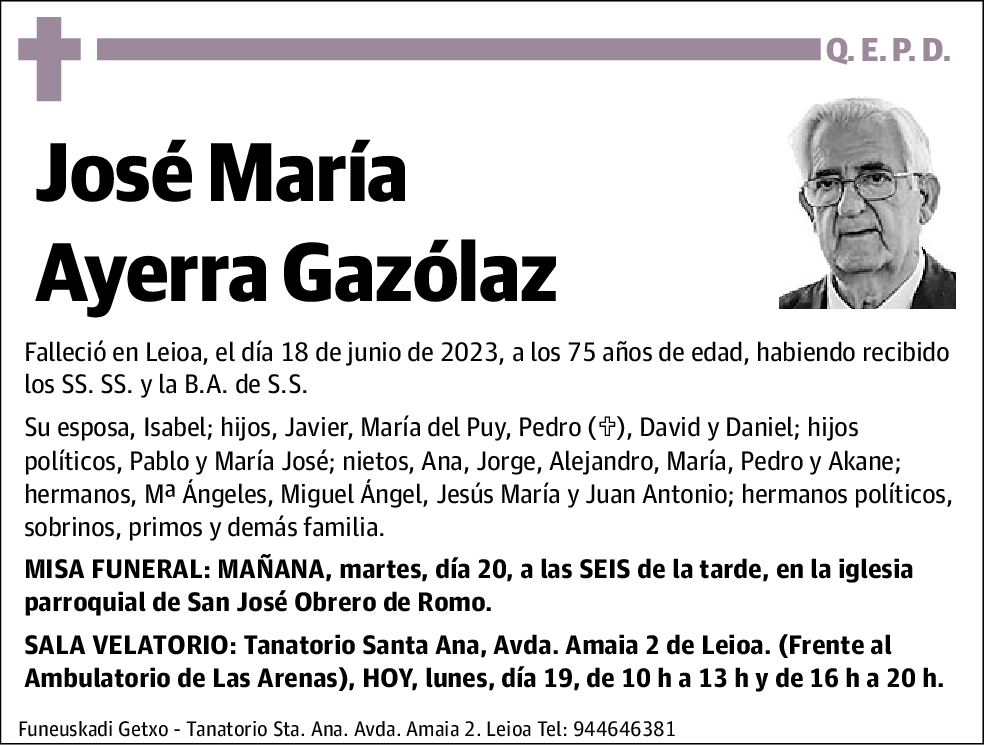 José María Ayerra Gazólaz