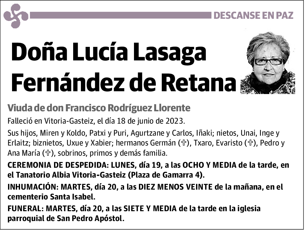 Lucía Lasaga Fernández De Retana