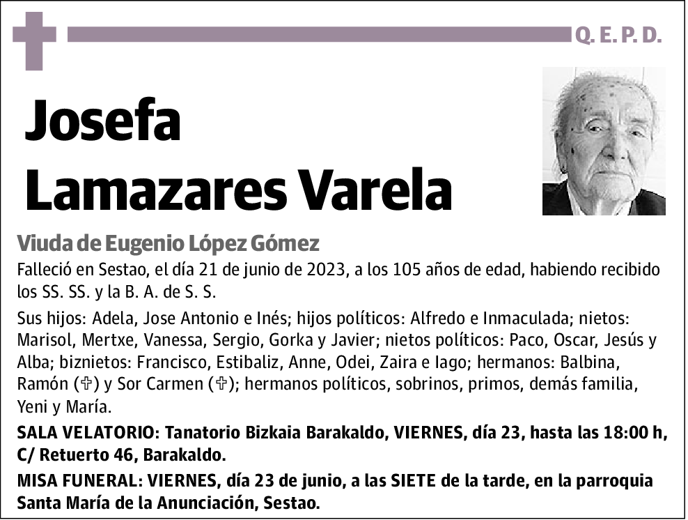 Josefa Lamazares Varela