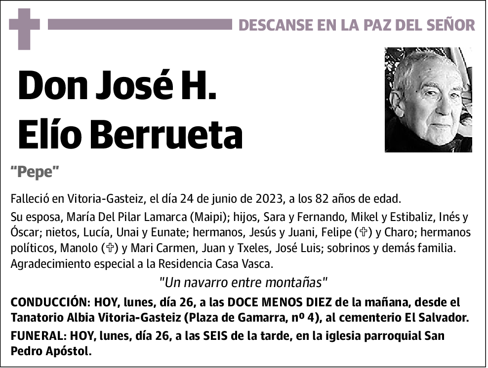 José H. Elío Berrueta